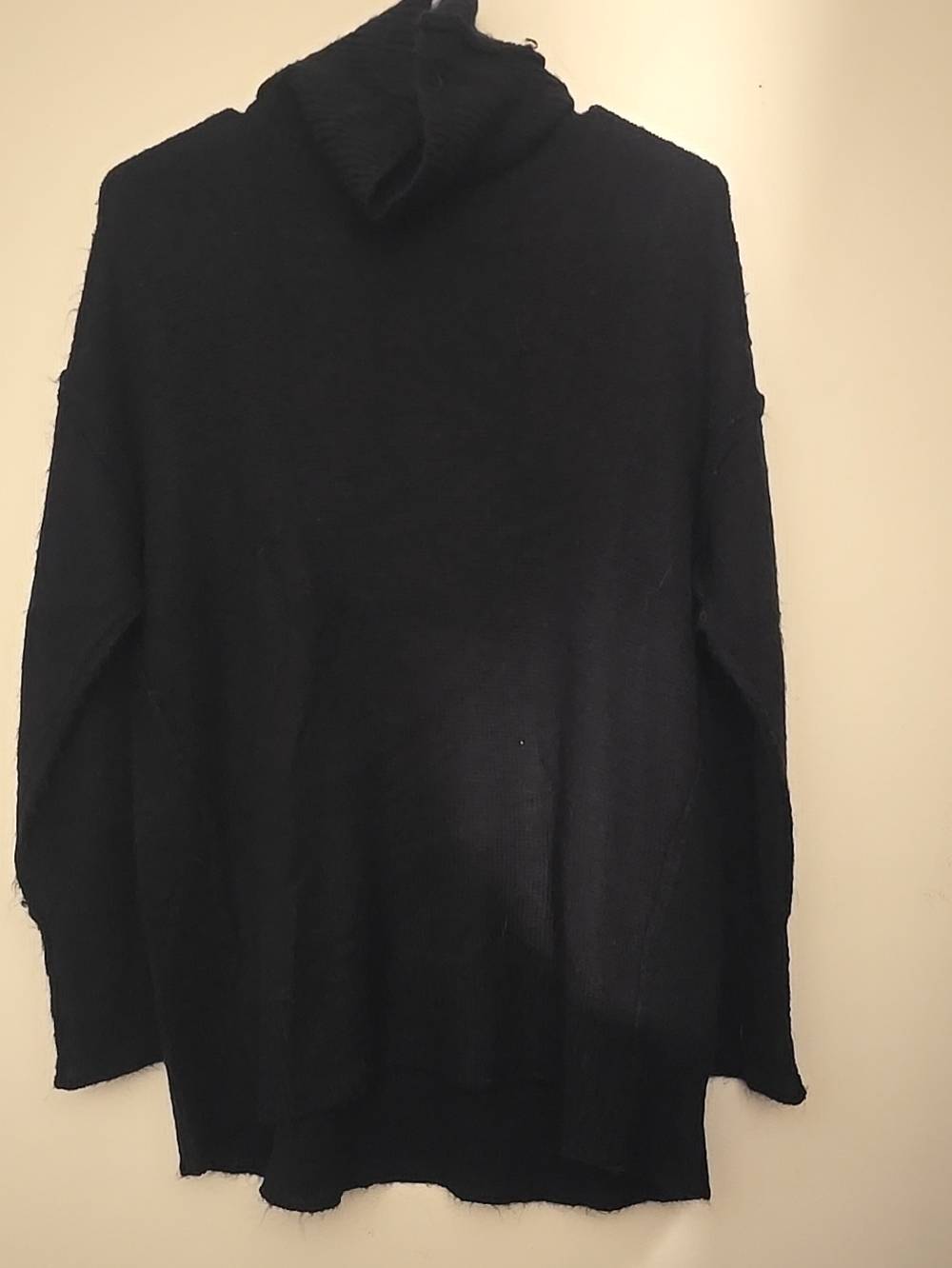 Ladies Black Turtleneck Sweater